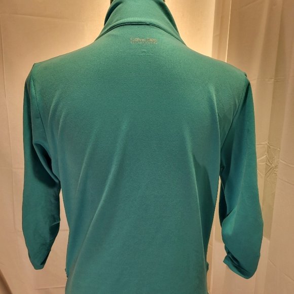 👟Calvin Klein Women's Performance Quick Dry Jacket Teal XL - Picture 7 of 12